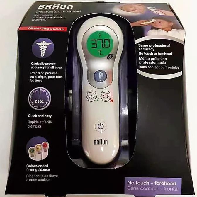 Jual Braun No Touch / Forehead Thermometer Termometer Infrared Ntf3000 Indonesia|Shopee Indonesia