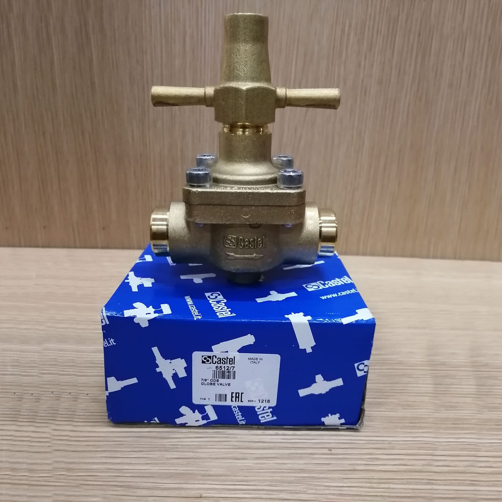 Jual GLOBE VALVE CASTEL 7/8" 6512/7 KRAN TANDUK Shopee Indonesia
