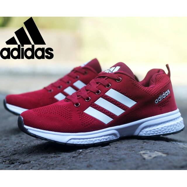 SEPATU ADIDAS PRIA RUNNING SEPATU LARI OLAHRAGA SEPATU SNEAKERS KETS PRIA  MURAH | Shopee Indonesia