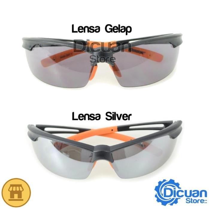 Jual Krisbow Spectacle Safety Glasses With Nosepad / Kacamata Pengaman