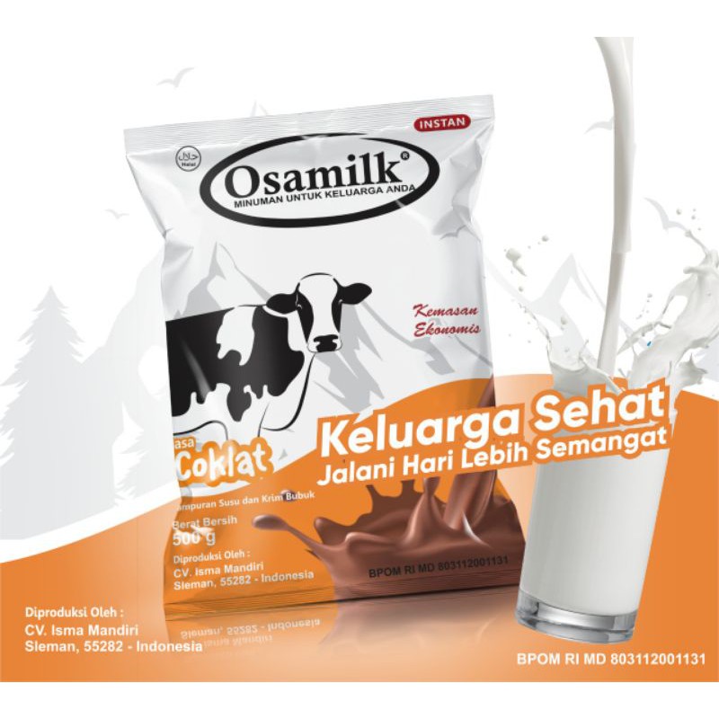 Jual Osamilk Coklat 500Gr L Nafsu Makan L Cocok Untuk Anak Anak Hingga Dewasa | Shopee Indonesia