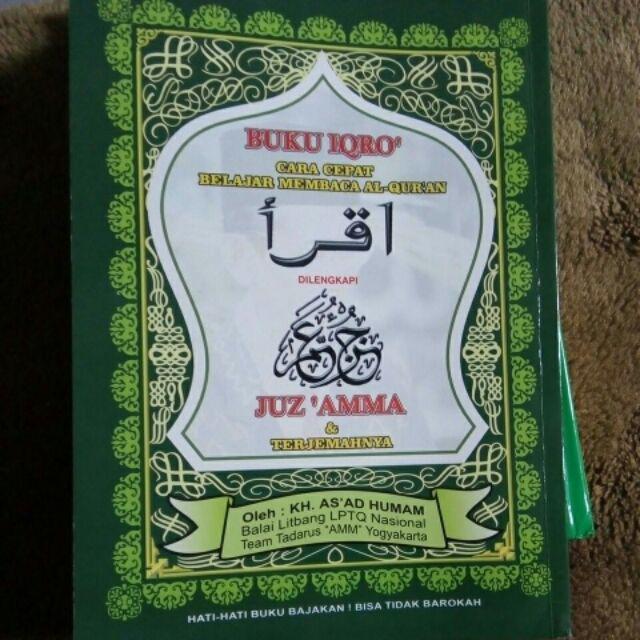 Buku IQRO & Juz Amma Bendel Besar Jilid 1 2 3 4 5 6