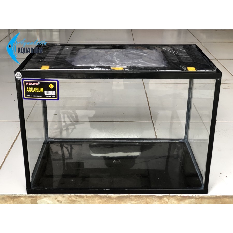 Jual Aquarium Ikan Triset Nikita Size L Ukuran Akuarium 40 x 25 x 28 CM