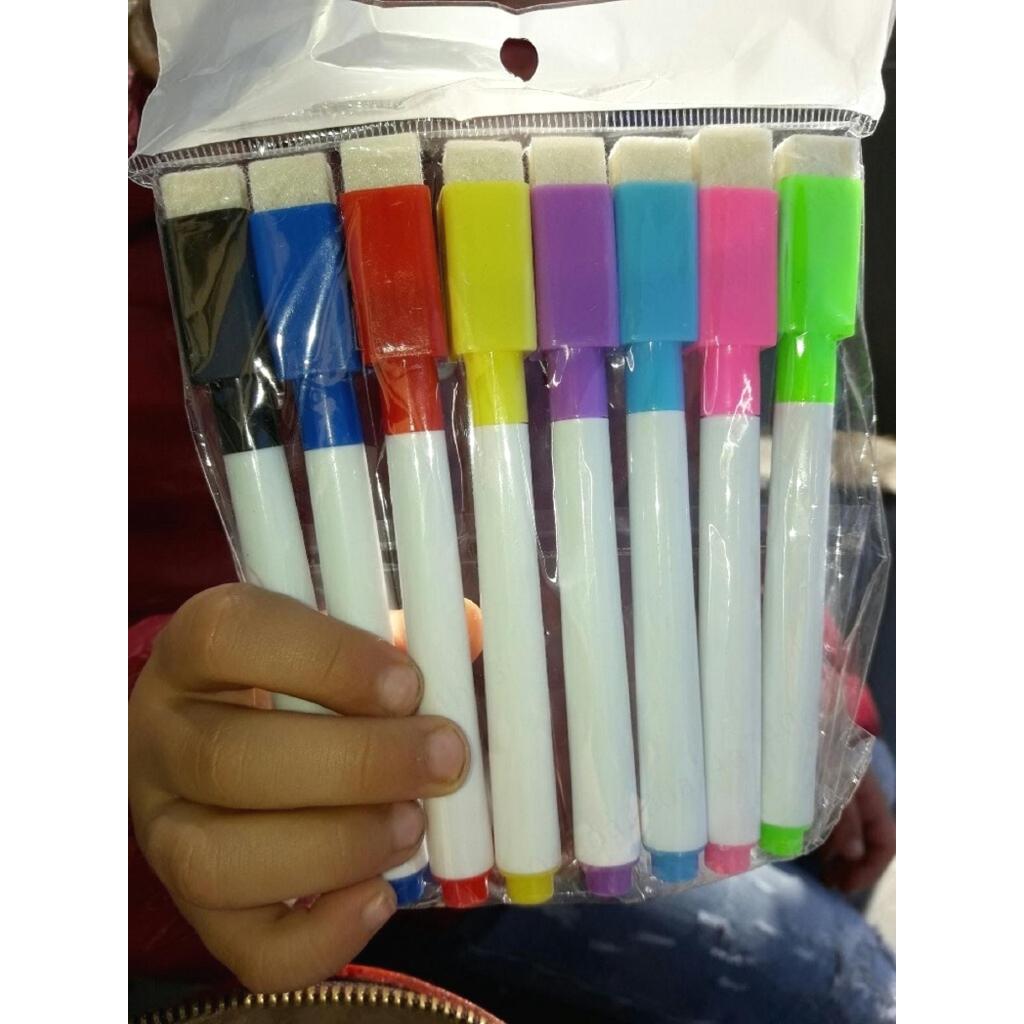 Spidol Papan Tulis Whiteboard Dapat Dihapus Warna