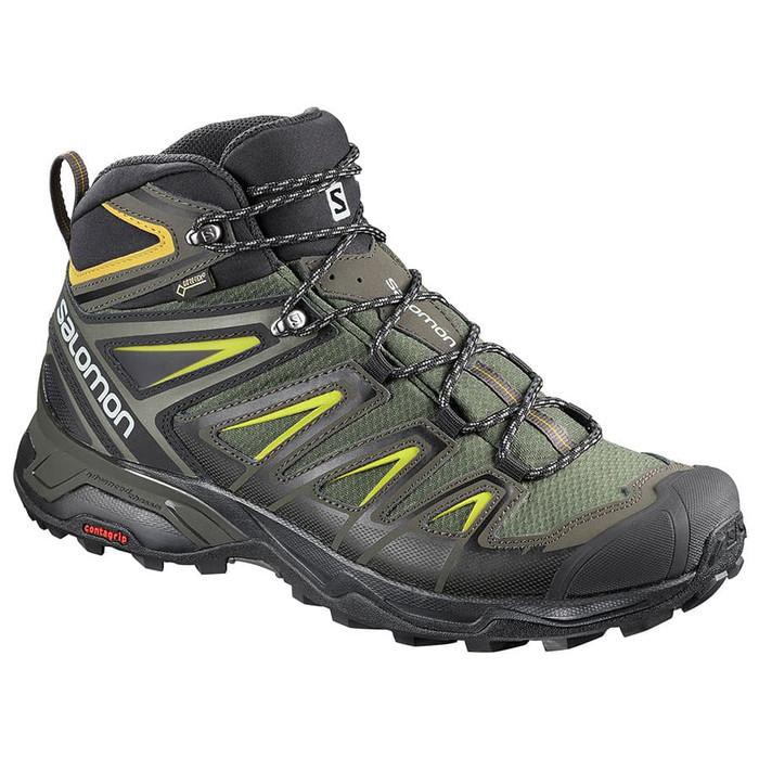 Jual Sepatu Salomon X Ultra 3 Wide Mid Gtx - Sepatu Gunung Waterproof - Abu-Abu, 45 Limited | Shopee Indonesia