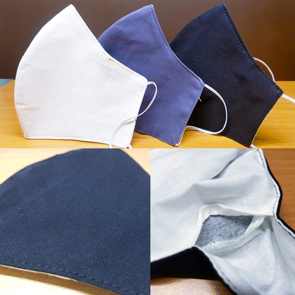 MASKER KAIN 3PLY KATUN PREMIUM EARLOOP PROTECH Shopee
