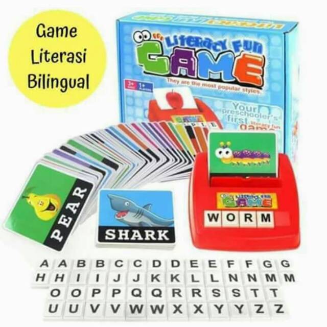 Jual Mainan Edukasi Anak - Mainan Anak - Belajar Membaca - Belajar Menulis Game Literasi | Shopee Indonesia