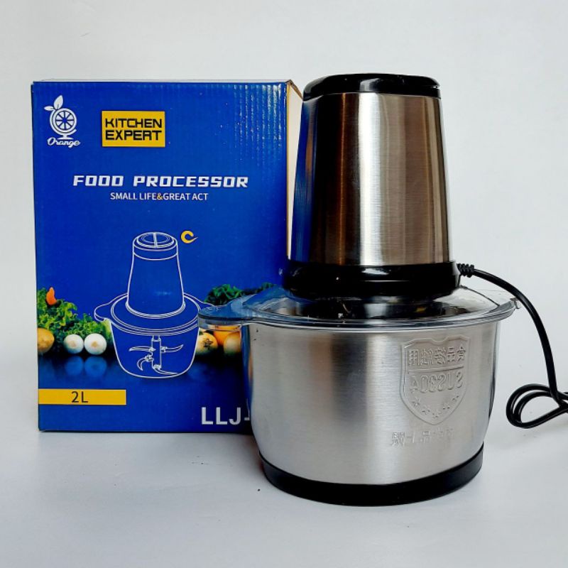 Jual Food Processor Orange Kapasitas 2 L stainles stylel Shopee Indonesia