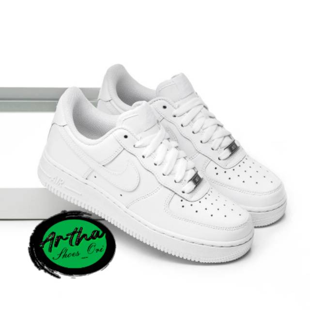 Jual Nike Air Force 1 '07 “White/White” Original Made In Indonesia | Shopee Indonesia