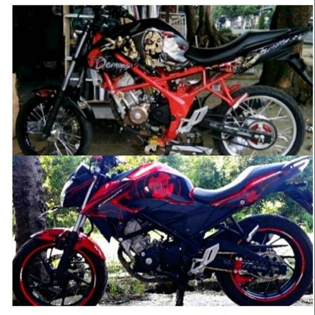 STRIPING ALL NEW CB150R CB 150 R VARIASI HONDA decal motor