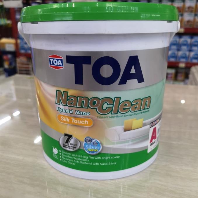 Jual TOA CAT TEMBOK TOA NANOCLEAN SILK TOUCH 20 L CAT TINTING INTERIOR