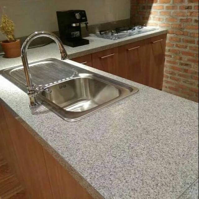 Jual top table marmer granit / top kitchen set Shopee Indonesia