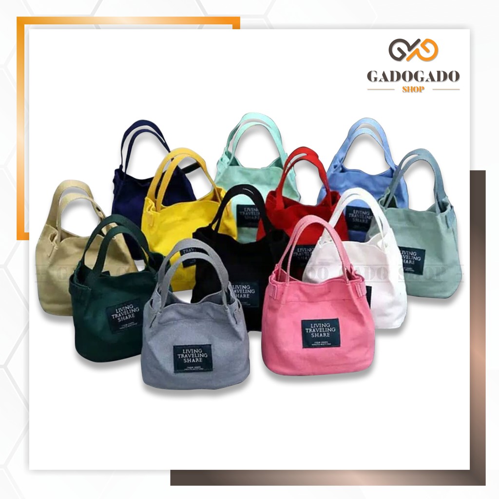 Jual GGS FYG1109 Totebag Wanita Mini Tote Bag Living Traveling Tas