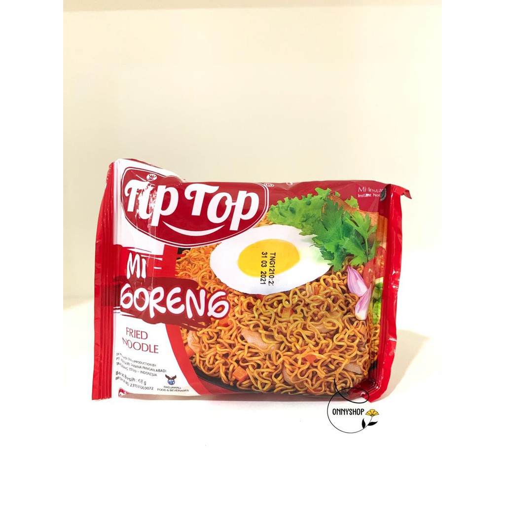 MIE TIPTOP MIE TIP TOP MI GORENG 68 GRAM MIE INSTANT Shopee Indonesia