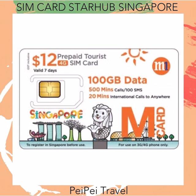 PROMO SIM Card Singapore 4G M1 100GB 7Days TERMURAH Shopee Indonesia