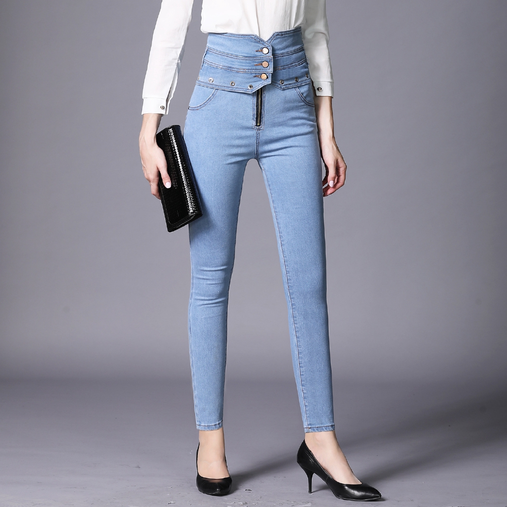 20+ Trend Terbaru Celana Jeans Wanita Kekinian Shopee My Red Gummi Bear