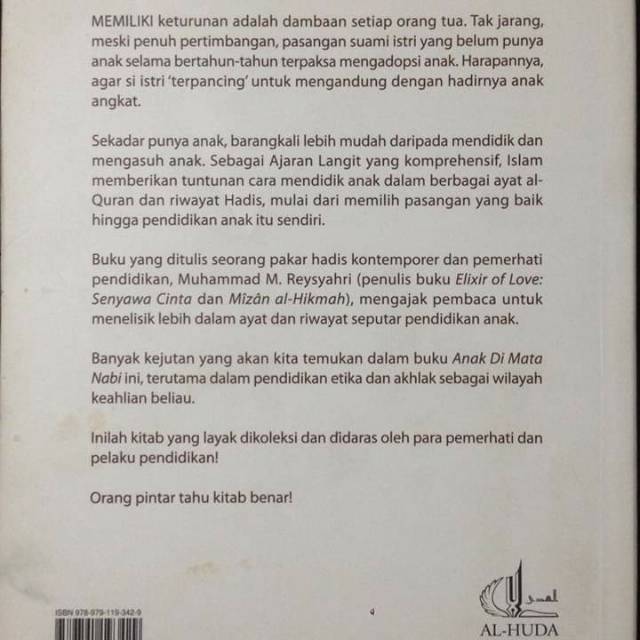 ANAK DI MATA NABI - Cara Mendidik Anak Ala Rasulullah - Muhammad M  Reysyahri - Penerbit Al Huda | Shopee Indonesia