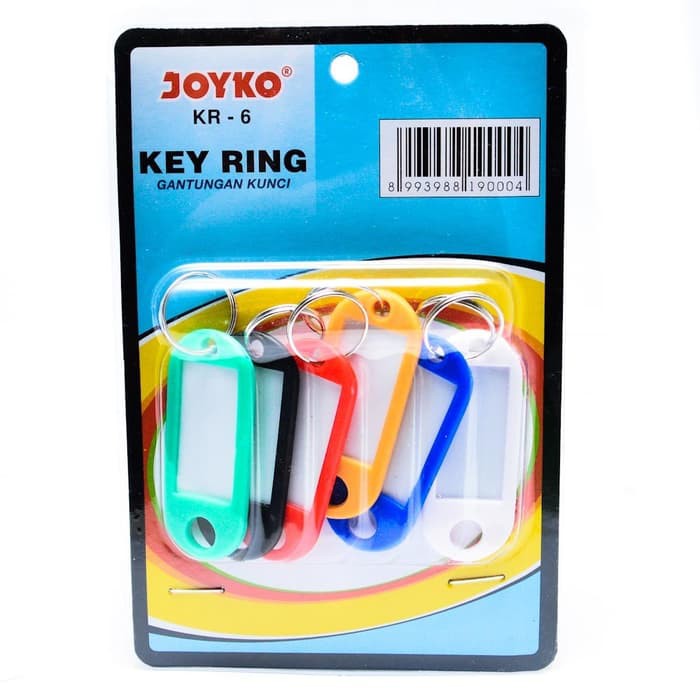 Jual Gantungan Kunci Joyko KR6 Joyko Key Ring KR6 (Pak Isi 6 Pcs
