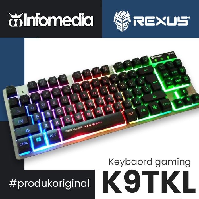 Jual Keyboard Gaming REXUS Fortress K9TKL Indonesia