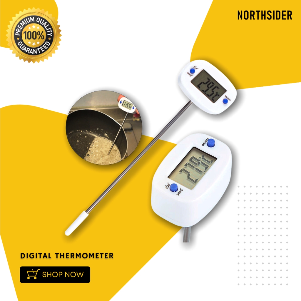 TERMOMETER DIGITAL DIGITAL THERMOMETER KOPI MASAK BAKING COOKING Shopee Indonesia