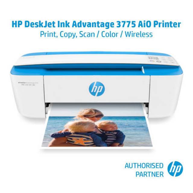 Jual HP DeskJet Ink Advantage 3775 AllinOne Printer Shopee Indonesia