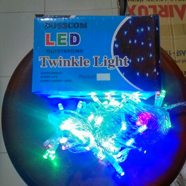 Promo Obral Lampu Hias Led 10m Tumbler 100 Lampu Kelap Kelip Hiasan