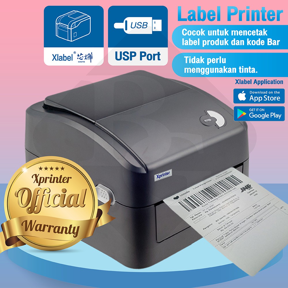 XPRINTER BARCODE PRINTER THERMAL / PRINTER LABEL JNE,JNT PRINT LABEL