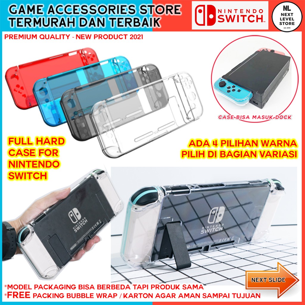 Jual Full Hard Case Clear Nintendo Switch Protection Transparant - Ada 4 Warna - Pilih Di Variasi | Shopee Indonesia