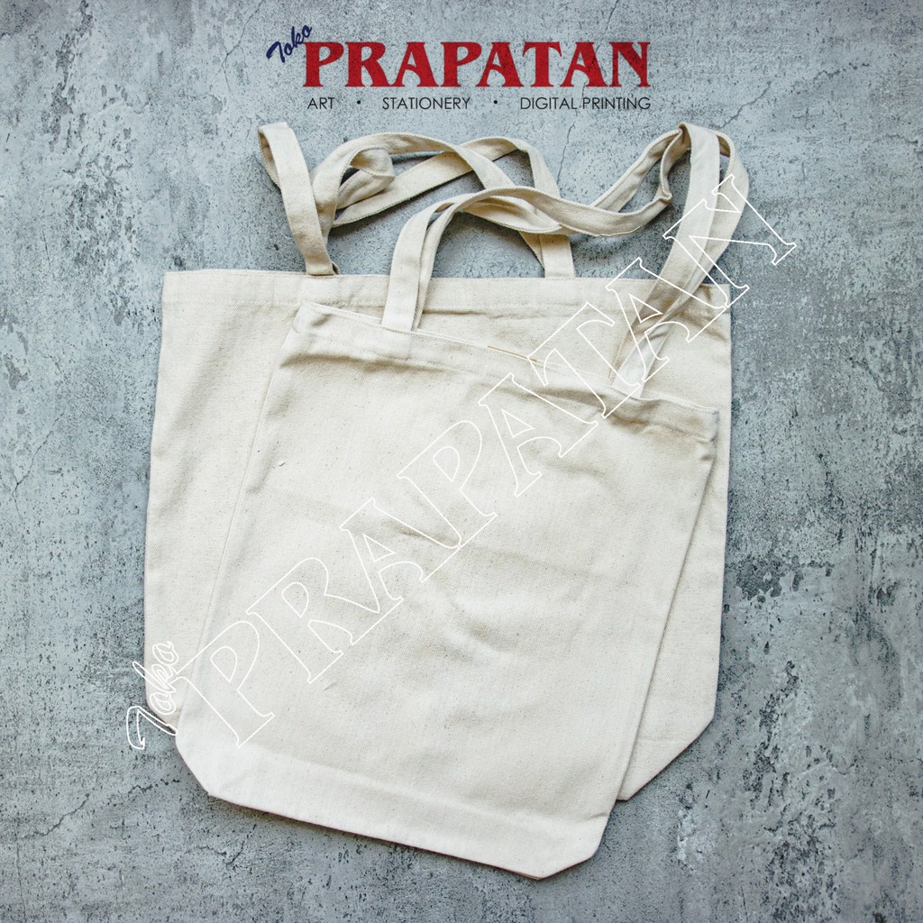 Tas kanvas 36 x 40 cm Shopee Indonesia