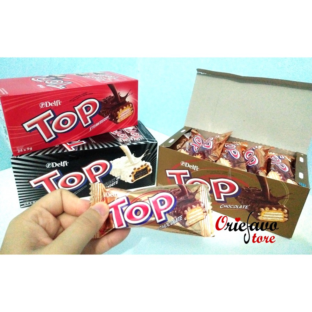 Jual Delfi Top Wafer 1 Box ( 24 Pcs X 9 Gr) | Shopee Indonesia