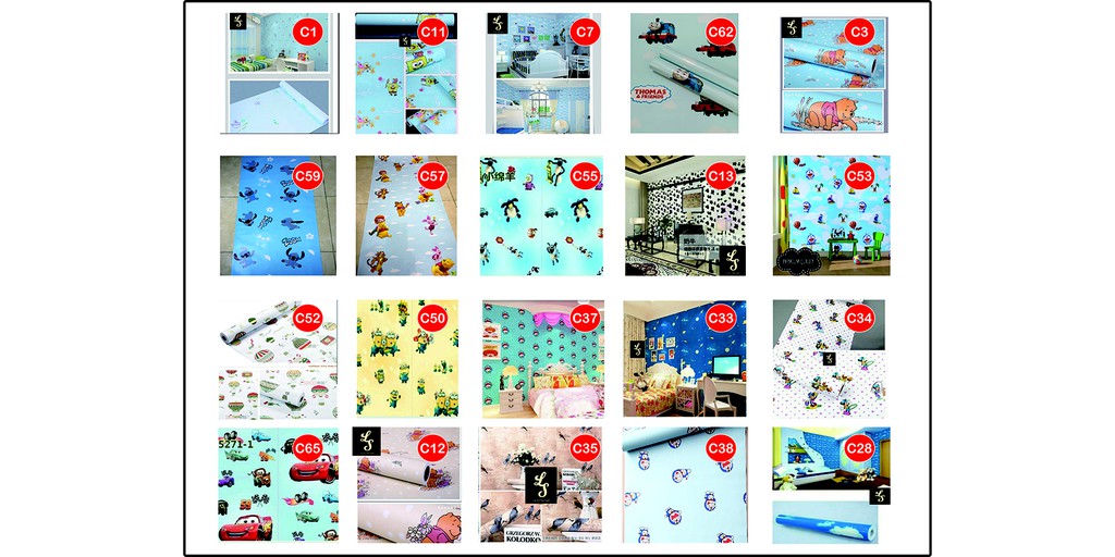 Toko Online wallpaper sticker ku Shopee Indonesia