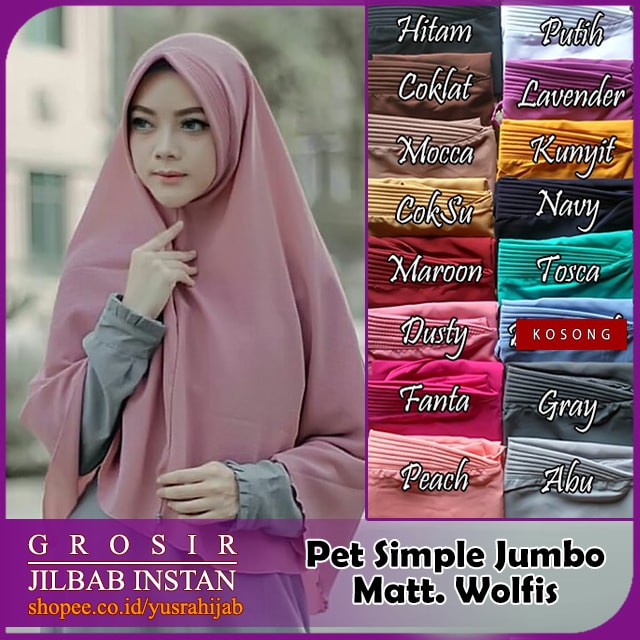 Shopee Jilbab Instan Murah Voal Motif