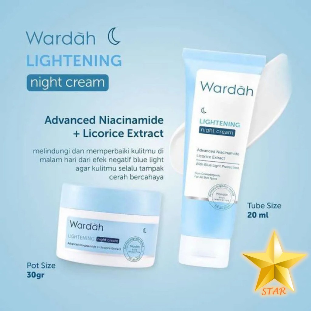 Manfaat Wardah Lightening Day Cream Dan Night Cream Homecare24