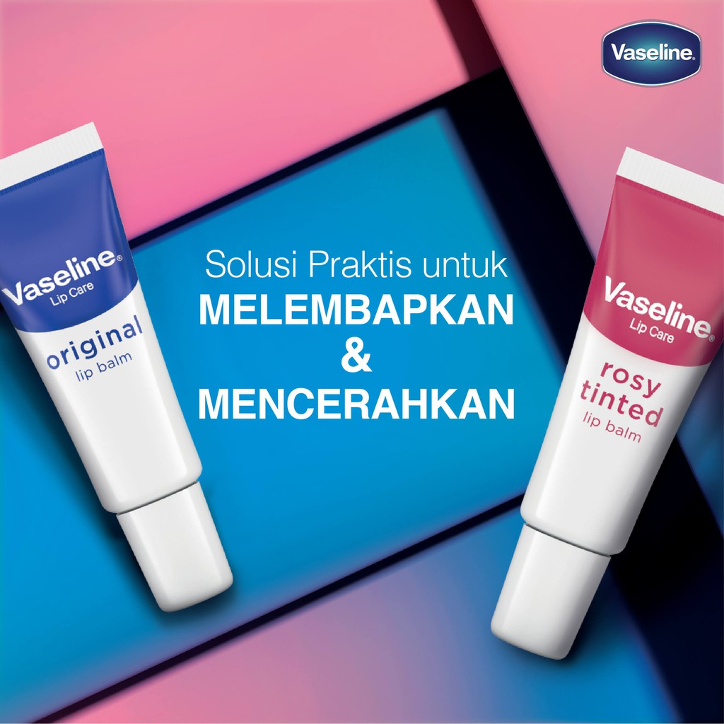 Jual Vaseline Lip Balm Rosy tinted Pelembab & Pencerah Bibir Original