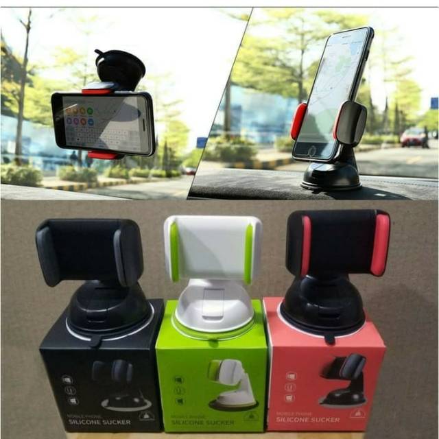Universal Car Holder HP mobil smartphone kaca stand tempat dudukan  dashboard | Shopee Indonesia