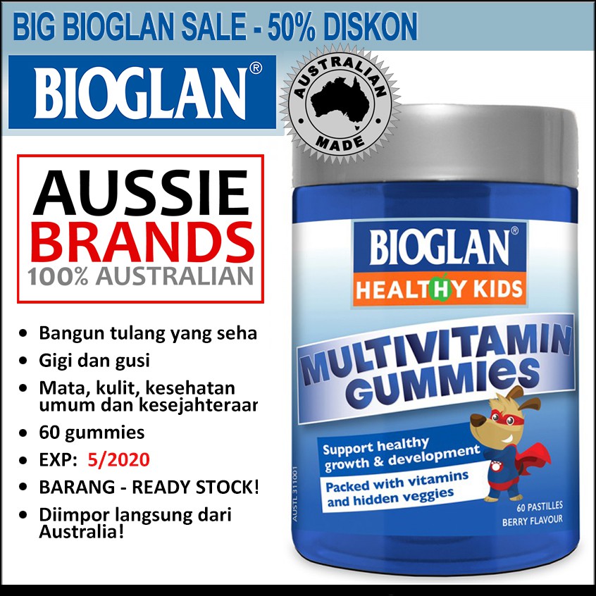 Jual Bioglan Kids Multivitamins 60 Gummies Shopee Indonesia