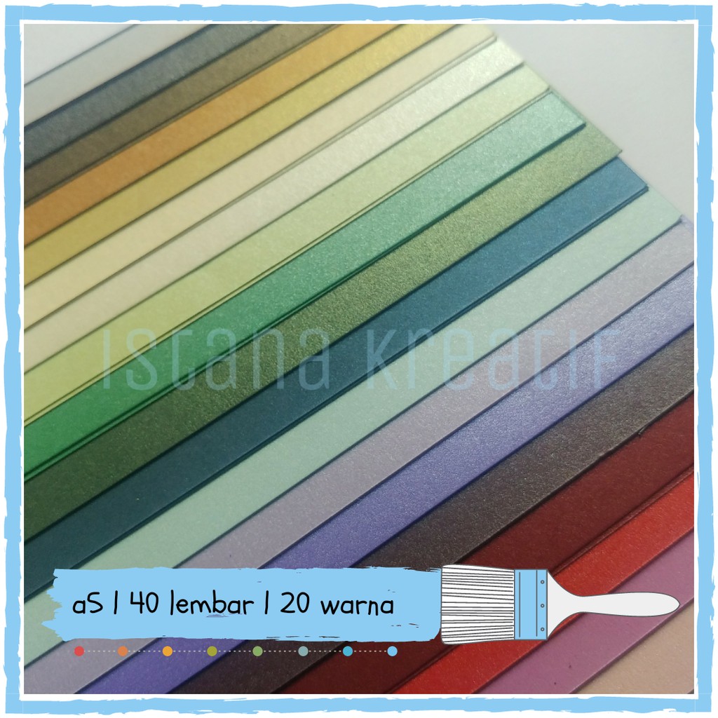 A5 Kertas Jasmine for Scrapbook, Paper Flower, Undangan