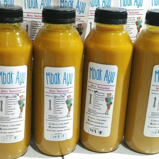 Jamu kunyit asem(500ml) Shopee Indonesia