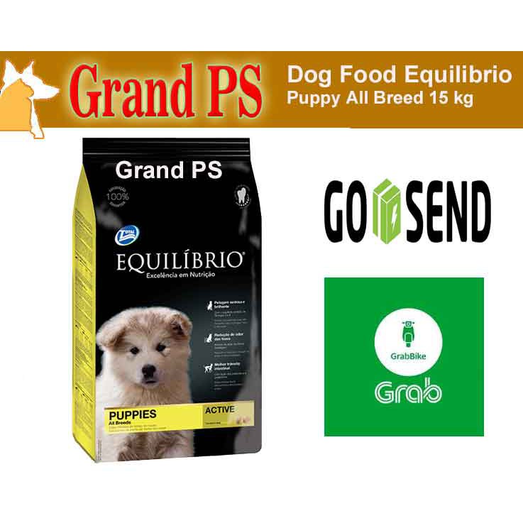 Jual Dog Food Equilibrio Puppy All Breed 15kg or makanan anjing