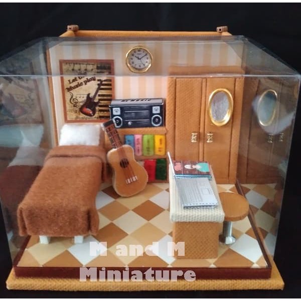 Unik Miniatur Kamar Cowok +Tempat Barang Unik Kado/Hadiah Ulang Tahun Ultah  Limited | Shopee Indonesia