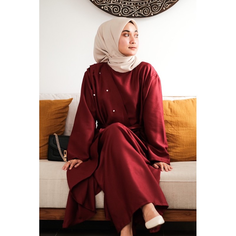 Bisa COD YUANITA DRESS Gamis terbaru Dress murah Pakaian