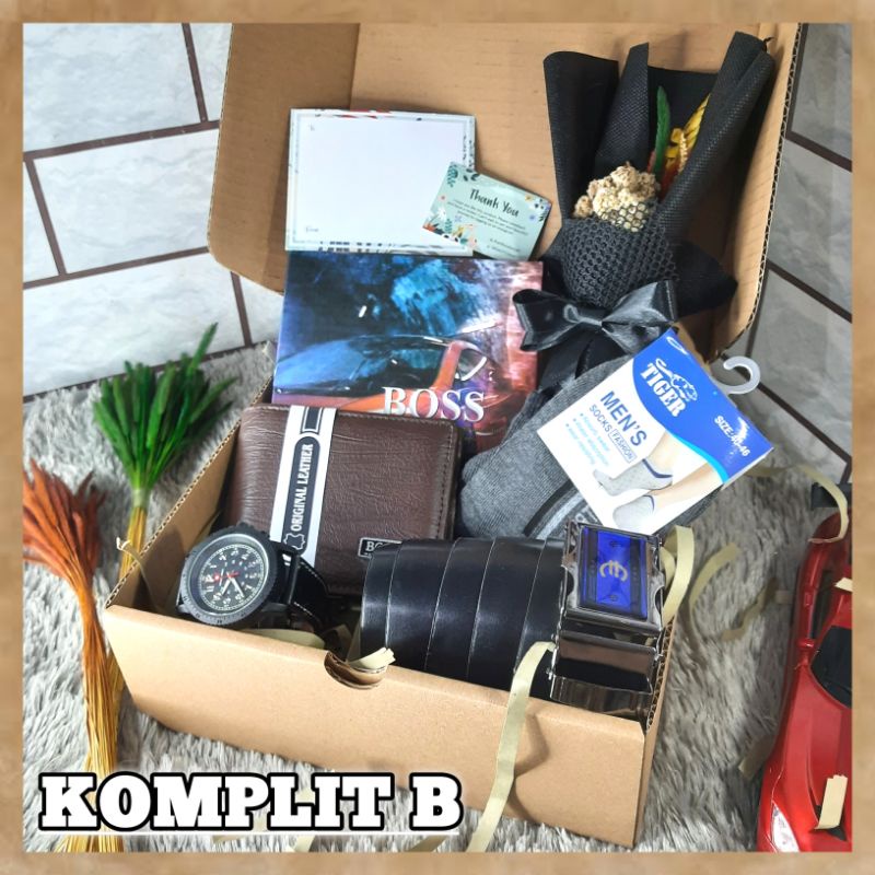 Hampers Cowok / Box Pria Mix / Kado Ultah / Anniversary