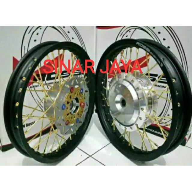 Sepaket velg ring 14 mio sporty m3 soul gt beat karbu fi