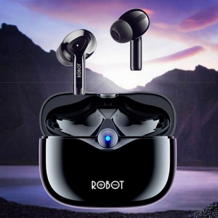 Jual Headset Robot Airbuds T30 Wireless Bluetooth Earphone TWS Earbuds Shopee Indonesia