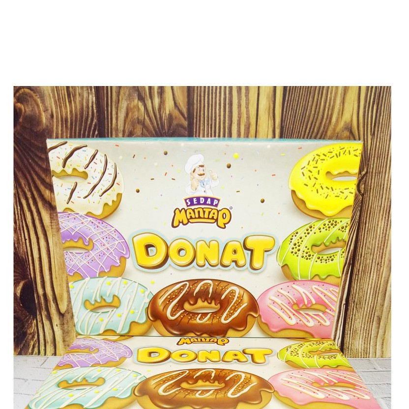 Dus Donat Sedap Mantap Kemasan 1 pak = 25 pcs Shopee Indonesia