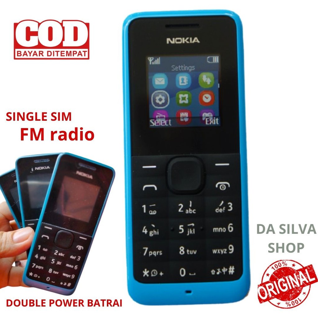 HP NOKIA JADUL ORIGINAL 105 ORIGINAL REFURBUISH FULSET_HP