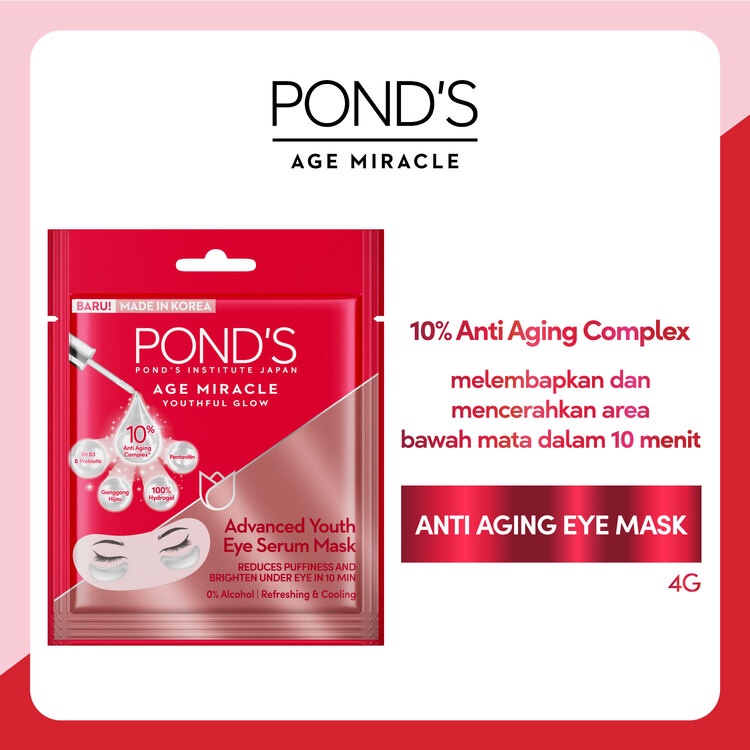 Jual Ponds Age Miracle Eye Serum Mask 4G Shopee Indonesia