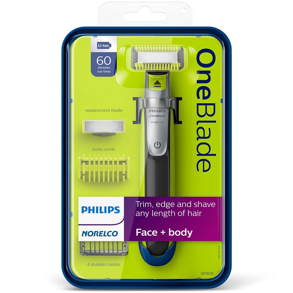 Jual Philips Norelco Oneblade Face + Body Alat Cukur Qp2630/70 | Shopee Indonesia