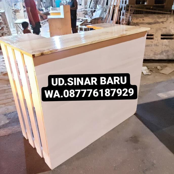 Model Meja Kasir Restoran 30 Desain Meja Kasir Minimalis Kayu Toko Cafe Harga Aplikasi kasir
