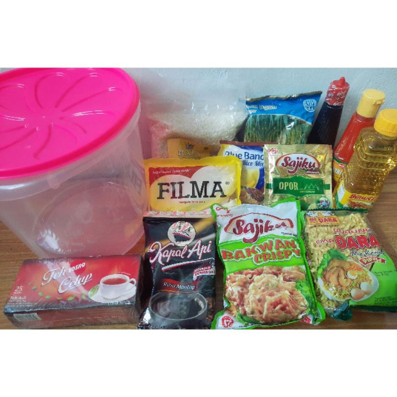 (FREE GIFT CARD) READY STOCK Paket Hampers ISI 12 parcel